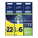 Oral-B Crossaction Electric Toothbrush Replacement Heads 6pcs White (80844548) (BRA80844548)