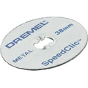 Dremel Δίσκος Κοπής Μετάλλου EZ SpeedClic SC456B 38mm 12τεμ.
