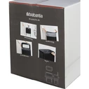 Καλάθι απλύτων Brabantia Bo Laundry Bin 60 L Matt Black με αφαιρούμενο βαμβακερό σάκο