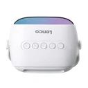 Bluetooth Speaker with Wireless Microphone RGB Lighting and Karaoke Function LENCO BTC 020WH