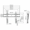 Vogels PFW 6810 - Επιτοίχια Βάση Τηλεόρασης (Ρυθμιζόμενη κλίση) 55-80", Φορτίο έως 75 kg