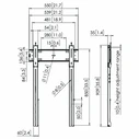 TV Wall Mount Vogel's 7368150 43 to 100 inches 100 kg