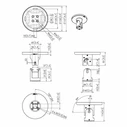 Vogel's Βάση Projector Οροφής PUC 1045 Μαύρη – Μέγιστο Φορτίο 40 kg