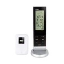 Alecto Ασύρματος Μετεωρολογικός Σταθμός WS-1150 με Φορητό Αισθητήρα (Μαύρο/Ασημί)