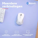 Trust 25674 Ασύρματο Bluetooth Ποντίκι Λευκό