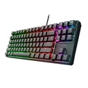 Trust GXT 864 CADA TKL Mechanical Gaming Keyboard - Huano Brown switches, RGB, USB Type-A, Tenkeyless, Black