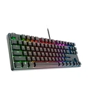 Trust GXT 864 CADA TKL Mechanical Gaming Keyboard - Huano Brown switches, RGB, USB Type-A, Tenkeyless, Black
