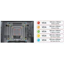 SMS FS011050 Ceiling TV Mount with Arm up to 50kg, Black