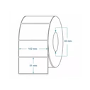 Epson Premium Matte C33S045531 650 Αυτοκόλλητες Ετικέτες σε Ρολό για Εκτυπωτή Ετικετών 102x51mm