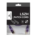CABLEXPERT Καλώδιο Δικτύου S FTP Cat 6A LSZH Patch Cord Μωβ 0.5 m