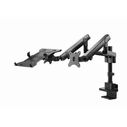 Gembird MA-DA3-02 Display Mounting Arm with Notebook Tray, Desk Mount, Up to 32 inches