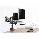 Gembird MA-DA3-02 Display Mounting Arm with Notebook Tray, Desk Mount, Up to 32 inches