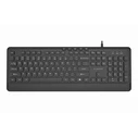 Gembird KB-MCH-05 Multimedia USB Keyboard - Slim "chocolate-style", Black, US Layout, USB-A & USB-C
