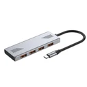 USB Hub Gembird 4-Port USB 3.2 Gen 2 Type C Silver