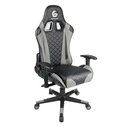 Gaming Chair Gembird PVC Leather Black Grey