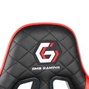 Gaming Chair Gembird PVC Leather with Pillows Black Red