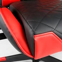 Gaming Chair Gembird PVC Leather with Pillows Black Red