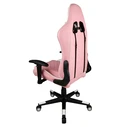 Gaming Chair Gembird PVC Leather White Pink