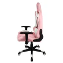 Gaming Chair Gembird PVC Leather White Pink