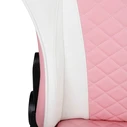 Gaming Chair Gembird PVC Leather White Pink