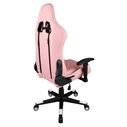 Gaming Chair Gembird PVC Leather White Pink
