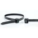 WKK Plastic Cable Ties 530 x 7.6 mm, Black, UV-stabilized, 100 pcs (SKU: 559165)
