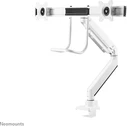 NewStar Neomounts NM-D775DXWHITE Dual Monitor Desk Mount (Clamp/Grommet) up to 32" - White