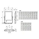 Philips Στεγανός Προβολέας LED 100W Θερμό Λευκό 3000K IP65 911401876386