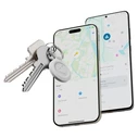 Xtorm TravelTag - Έξυπνο μπρελόκ εντοπισμού Apple Find My & Google Find Hub, Λευκό, 3 τεμ.
