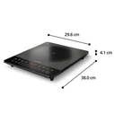 Philips Induction Hob HD5850/90 - 2000W, Black