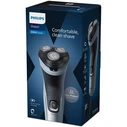 Ξυριστική μηχανή Philips X3063/00 — Μαύρο/Μπλε, Υγρή & Στεγνή, 3 κεφαλές, 45 λεπτά