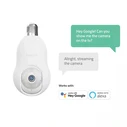 Hombli IP Κάμερα Λάμπα E27 Wi-Fi 3.7MP (Κρυφή Κάμερα Παρακολούθησης)