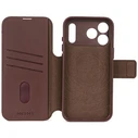 Decoded Detachable Wallet Metallic 1.2mm Brown (iPhone 17 Pro Max)