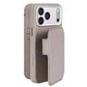 Decoded Folio Wallet Case for iPhone 17 Pro Max with MagSafe – Leather Detachable Case, Beige