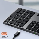 Satechi Aluminum Extended Ασύρματο Bluetooth Αριθμητικό Πληκτρολόγιο - Γκρι