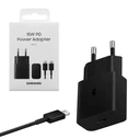 Samsung 15W USB-C Power Delivery Wall Charger with 1m USB-C to USB-C Cable Black (EP-T1510XBEGEU)