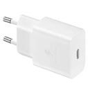 Samsung Φορτιστής με Θύρα USB-C και Καλώδιο USB-C - USB-C 15W Power Delivery Λευκός (EP-T1510X)
