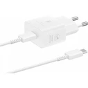 Samsung 25W USB-C Wall Charger with USB-C to USB-C Cable White (EP-T2510X)