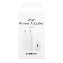 Samsung Φορτιστής Τοίχου GaN 25W USB-C Λευκός (EP-T2510N)