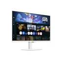 Samsung Οθόνη Υπολογιστή LS27FM501EUXDU 27 ιντσών FHD VA Smart Monitor Λευκή