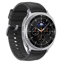 Samsung Galaxy Watch8 Classic LTE Stainless Steel 46mm Αδιάβροχο με eSIM και Παλμογράφο (Μαύρο)