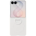 Θήκη Σιλικόνης με Μαγνητικό Δαχτυλίδι Samsung Galaxy Z Flip8 - Λευκή (EF‑EF776CWEGWW)