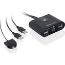 Iogear 2x4 USB 2.0 Διακόπτης Περιφερειακών (GUS402)