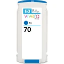 HP 70 αυθεντικό μελάνι C9458A μπλε 130ml Vivera (1 τεμάχιο)