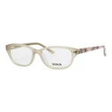 TOUS Women's Acetate Eyeglass Frame Beige VTO767 97NM