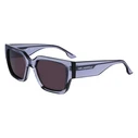 Karl Lagerfeld Unisex Γυαλιά Ηλίου με Μωβ Σκελετό και Μωβ Φακό KL6142S-020