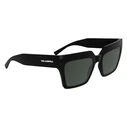 Karl Lagerfeld Women's Sunglasses KL6181S-001 Black Frame with Black Mirrored Lens UV400 (55/19/140)