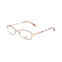 EMILIO PUCCI Women's Metal Frame Glasses Pink Gold EP2142 602