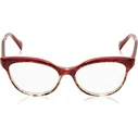Emilio Pucci Women's Cat Eye Acetate Eyeglass Frame EP2696-611 - Cherry Red