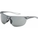 Nike Cross Trainer Unisex Sunglasses – Grey Acetate Frame with Silver Mirror Lens EV0937-010